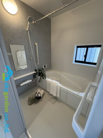 茅ヶ崎市中島　新築戸建　全8棟E号棟の浴室|ゆったり過ごせるお風呂です