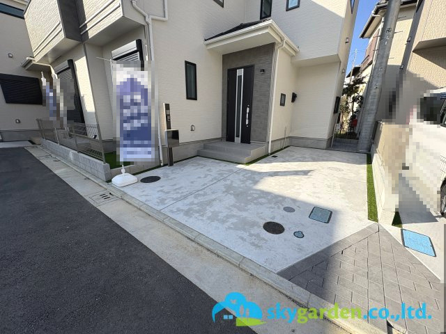 茅ヶ崎市中島　新築戸建　全8棟E号棟の駐車場|駐車スペース