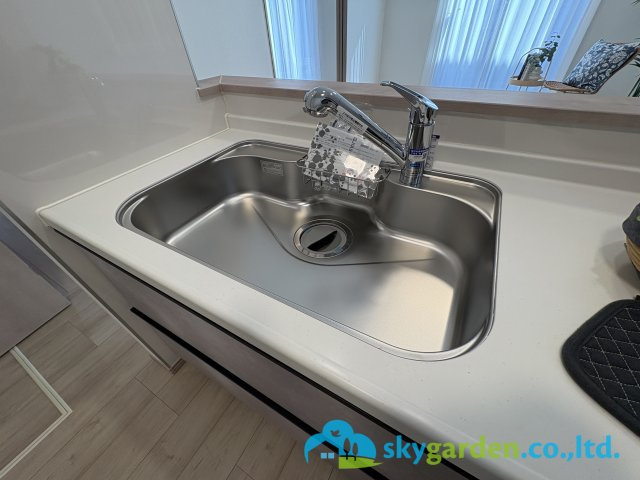 茅ヶ崎市中島　新築戸建　全8棟E号棟のキッチン|キッチンシンク