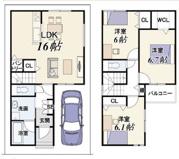 高槻市栄町2丁目　新築戸建の画像