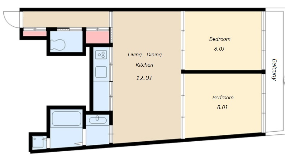 NAGOYA FLAT（ナゴヤ フラット）【　サロン系おすすめ　】の間取り