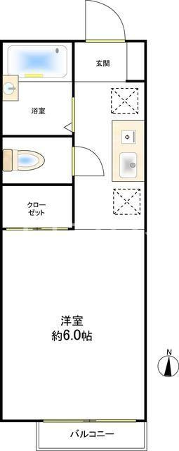 ハイブリッジBの間取り