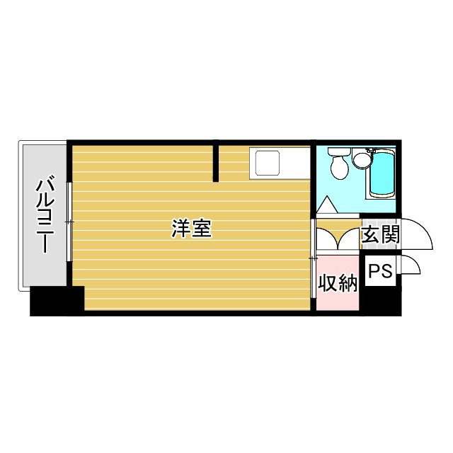 Collection中崎Ⅱの間取り