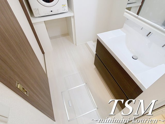 Ｄ－ｒｅｓｉｄｅｎｃｅ香里新町の洗面所