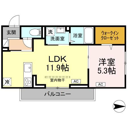 アーバンライフヒロ沖浜の間取り