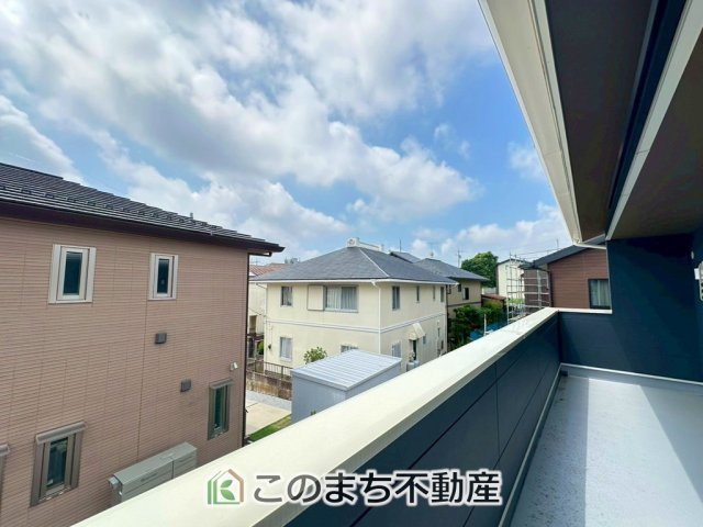 宇都宮市中戸祭2期　８号棟の展望|バルコニーからの眺めです！
