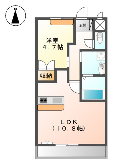 メゾン・グランチェスタの間取り