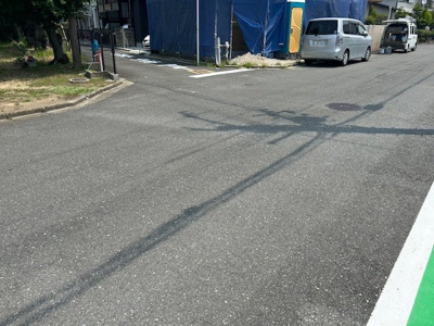 【前面道路含む現地写真】 | 摂津市桜町1丁目　新築一戸建て