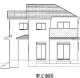 【仲介手数料無料】狭山北入曽２４期　全１棟　狭山市の新築住宅なら西武ハウジングの外観パース