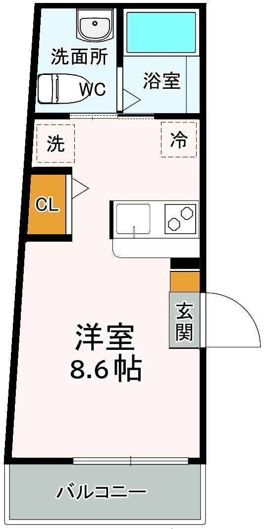 カーサモア船橋の間取り