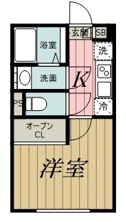 カインドネス稲毛の間取り
