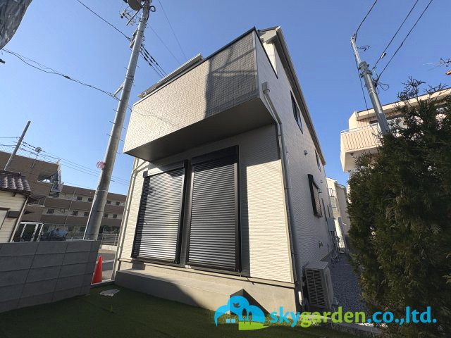 茅ヶ崎市中島　新築戸建　全8棟H号棟の外観|外観もきれいです