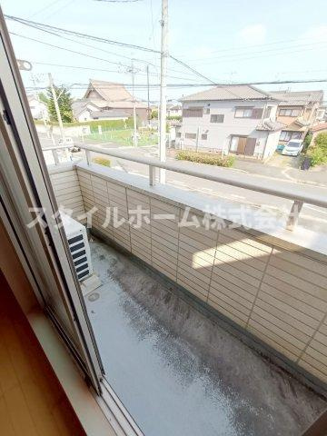 カーサ国府Ⅱのバルコニー