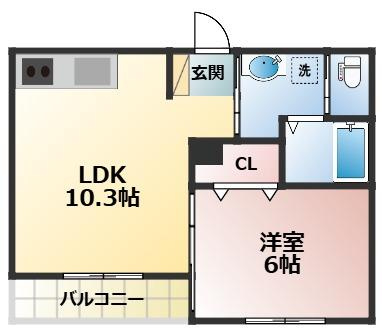 ハウオリテランの間取り