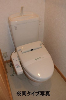【トイレ】 | フィオーレ　グリーンヒル | 落ち着いた色調のトイレです