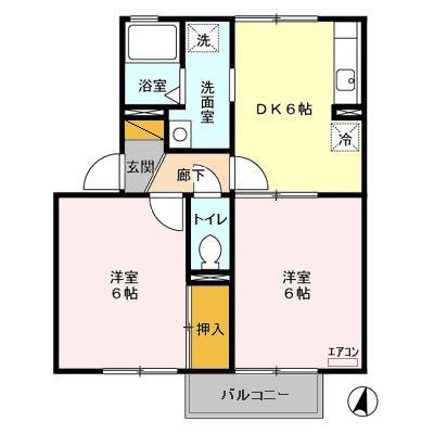 グリーンハイツ Ⅰの間取り