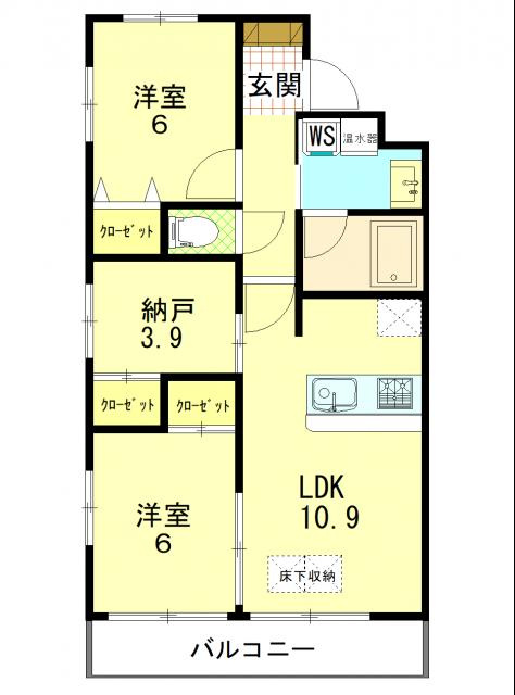 エクラン二条城の間取り