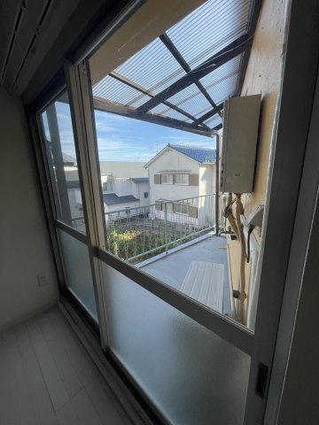 ビーコート青谷のバルコニー