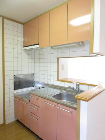 キャプリコートＡのキッチン|使いやすいキッチンです