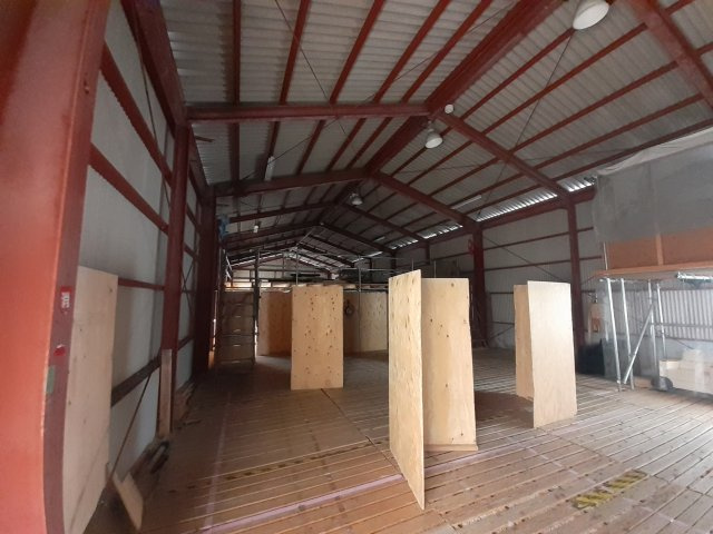 宇土市善道寺町の倉庫の内装