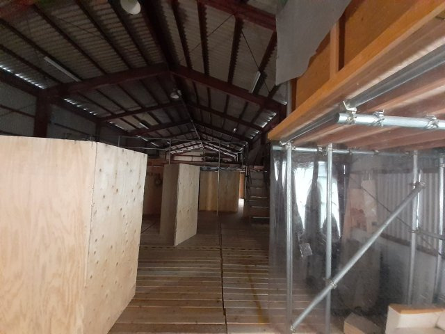 宇土市善道寺町の倉庫の内装