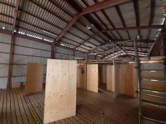 宇土市善道寺町の倉庫の内装