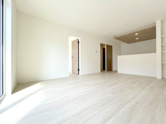 あきる野市牛沼全2棟　新築分譲の居間・リビング