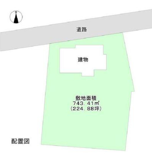 【区画図】 | 伊勢崎市波志江町　中古住宅