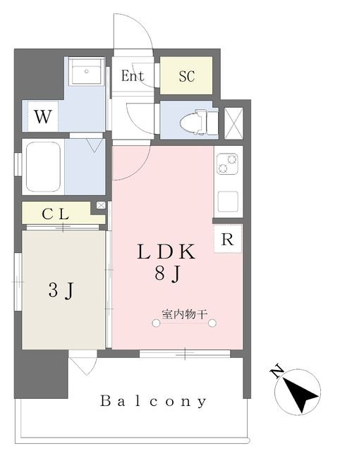 メゾンドゥ ラパン ブランの間取り