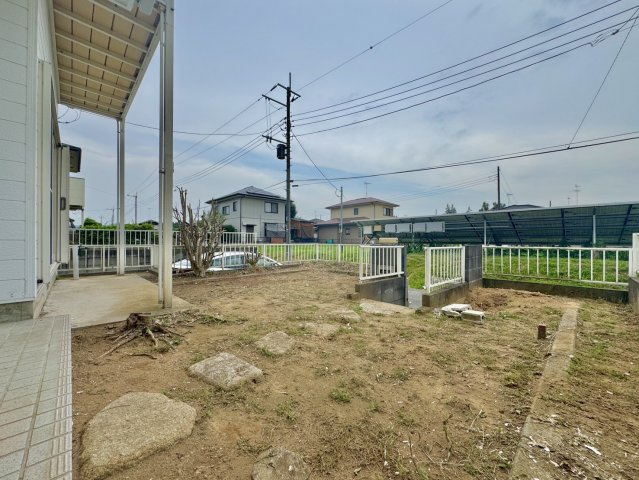 つくば市洞下中古戸建の庭