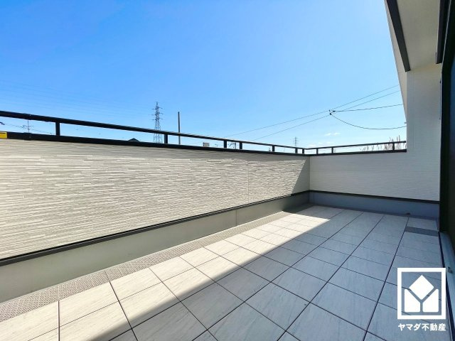 大津市坂本２丁目　9号地のバルコニー