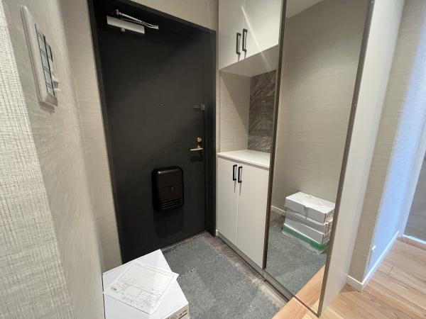 グリュック８二子玉川イーストウイングの玄関|玄関回りも綺麗にまとまっています