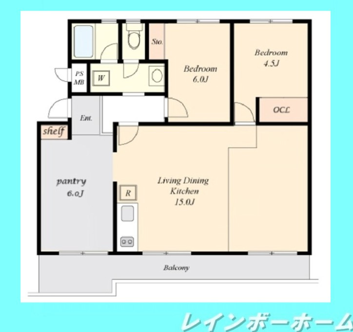【仲介手数料：50％OFF】対象物件！の間取り