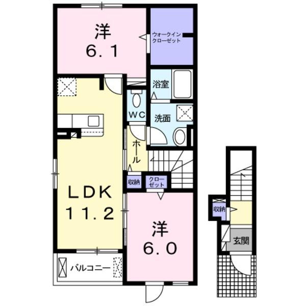 リアンＢの間取り