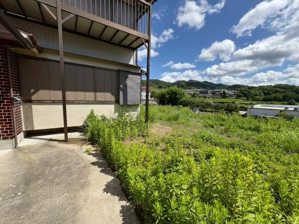 和歌山市園部　中古戸建の庭