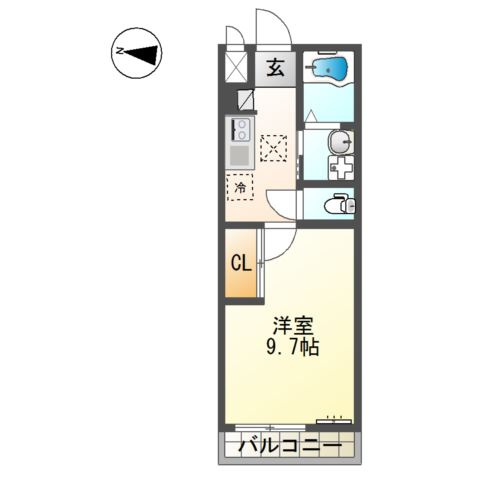 サンライズＤの間取り