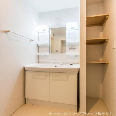 【洗面所】 | Ｂｏｒａ・Ｂｏｒａ | 広い洗面スペース