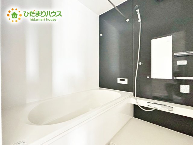 【浴室】 | 水戸市見川21期　新築戸建　3号棟 | 清潔感のある浴室はゆったり浸かれて日頃の忙しさから解放してくれます(^^♪