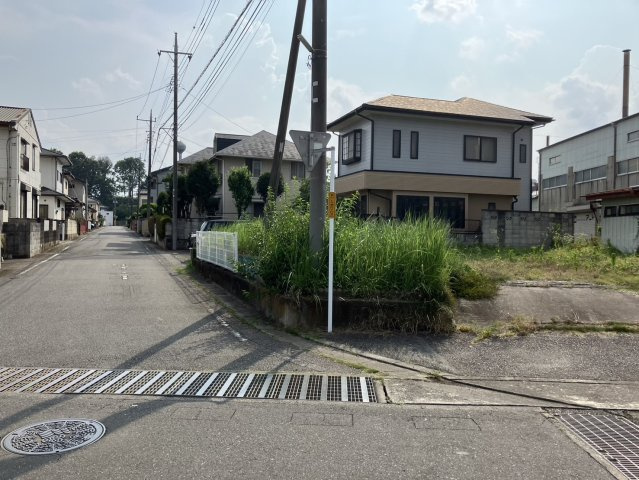 相老駅近くの土地の前面道路含む現地写真