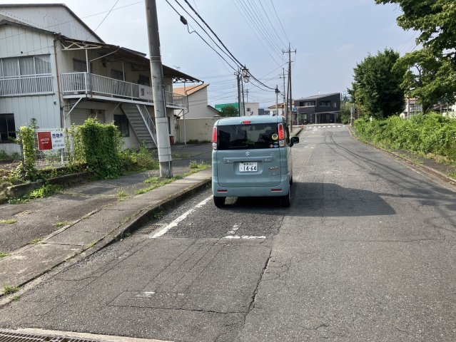 相老駅近くの土地の前面道路含む現地写真
