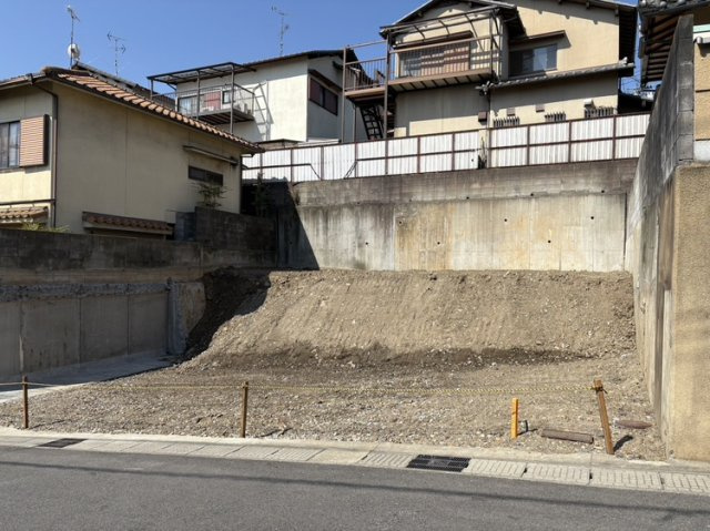 宇治蛇塚　建築条件無土地の前面道路含む現地写真