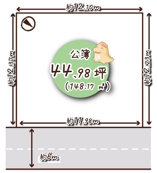 宇治蛇塚　建築条件無土地の土地図