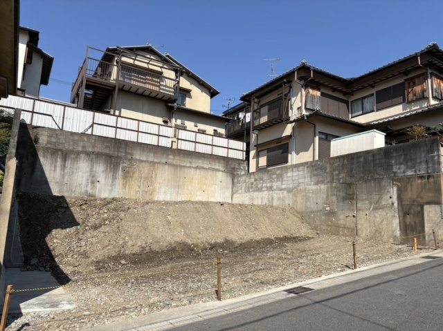 宇治蛇塚　建築条件無土地の前面道路含む現地写真