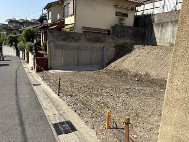 宇治蛇塚　建築条件無土地の前面道路含む現地写真