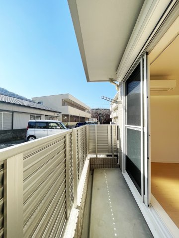 シャーメゾングランデのバルコニー