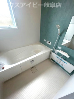 【浴室】 | 羽島市正木町新井新築建売全2棟！お車並列4台可能！大家族様でも安心の5LDK！南にお庭スペースあり♪ | 羽島市正木町新井新築建売全2棟！お車並列4台可能！大家族様でも安心の5LDK！南にお庭スペースあり♪