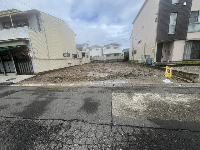 ６５６３７　岐阜市島田中町土地の外観