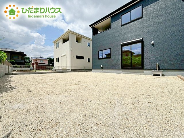 【庭】 | 第1石岡市山崎　新築戸建　2号棟 | 周辺には高い建物がないため、お庭には太陽の光が降り注ぎます♪