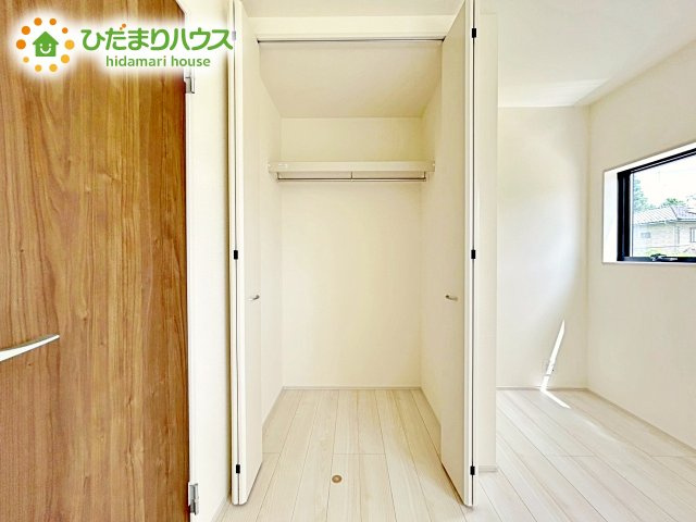 【収納】 | 第1石岡市山崎　新築戸建　2号棟 | クローゼットタイプの収納は荷物がどこにあるかすぐに見つかります！