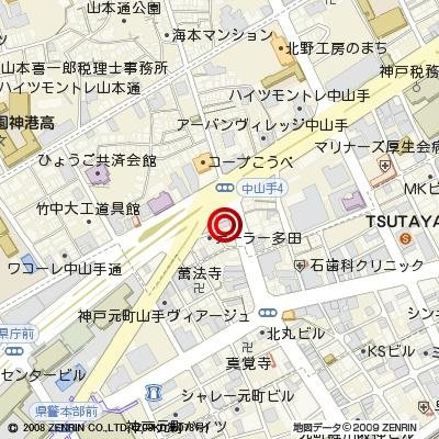 山手ユージハウスの地図